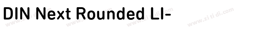 DIN Next Rounded LI字体转换